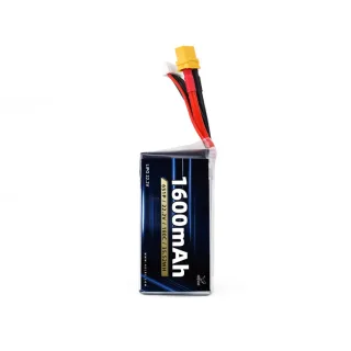 HGLRC 22.2V 1600mAh 180C 6S LIPO Battery XT60 Plug for 5Inch FPV Racing Drones