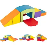 COSTWAY Spielbausteine, (6 St), Schaumstoffbausteine für Kinder ab 1 Jahr