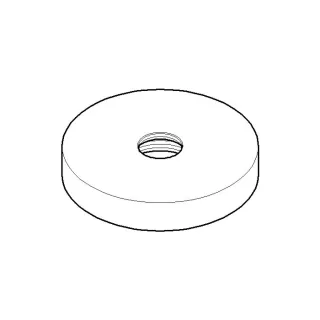 Dornbracht Rosette - platin matt 092787006-06 60x60x25_platin matt