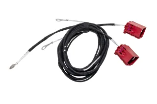 Original Kufatec Kabelsatz Kabelbaum Adapter elektrische Sitzverstellung Lordose für Audi Q3 F3