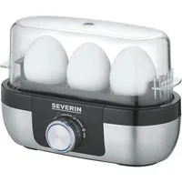 Severin Eierkocher EK 3163, 270 W, für 3 Eier, mit elektronischer Kochzeitüberwachung