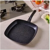 Karaca Pfannen-Set Karaca Aqua Granit Grillpfanne Bratpfanne Pfanne Kochgeschirr 28 cm