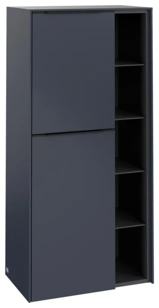 Villeroy & Boch Subway 3.0 Mittelschrank, 2 Türen, 574 x 1200 x 346,5 mm, Marine Blue / Marine Blue C59801VQ