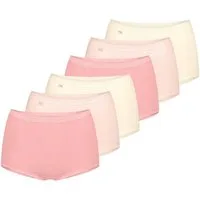 sloggi Maxislip 6er Pack Basic+ (Spar-Set, 6-St) Maxi Slip - Baumwolle - Atmungsaktiv - Im praktischen Mehrfachpack