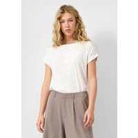 QS Kurzarmshirt T-Shirt T-Shirt im Modalmix