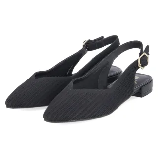 La Strada Slingballerinas  Schwarz - Gr. 36 -  Textil und Synthetik