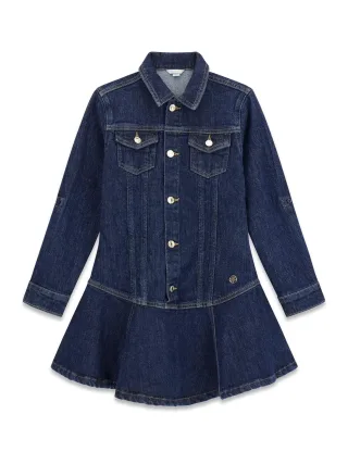 Guess Kids - COMFORT DENIM ADJ. SLEEVE FLAR GALAXY RINSE WASH - Gr. - 10