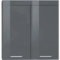 welltime Hängeschrank Avena Badschrank breit mit verstellbaren Böden - Maße (B/T/H) 73/23/77 cm