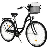 Milord Cityrad Milord Komfort City Fahrrad Korb Damenfahrrad, 28/26 Zoll, 3-Gang, 3 Gang, (Fahrradständer, Gepäckträger, Klingel, Korb, Kotflügel)