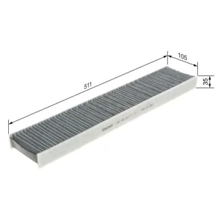 Bosch Aktivkohle-Innenraumfilter Ford Mondeo Jaguar X-Type