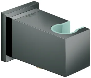 GROHE Wandanschlussbogen Euphoria Cube 26370 mit Wandbrausehalter hard graphite, 26370A00 26370A00