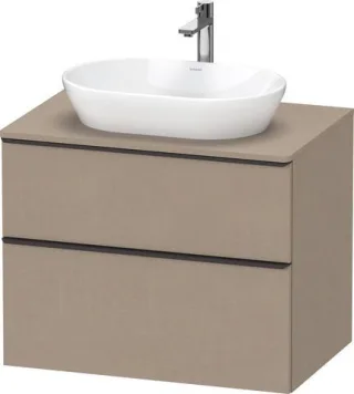 Duravit D-Neo Konsolenwaschtischunterbau wandhängend Leinen Matt 800x550x664 mm - DE49670BD750000 DE49670BD750000