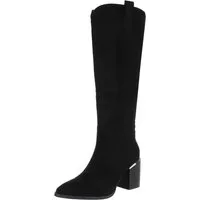 Ital-Design Damen Cowboyboots Western Westernstiefel (88577585) Blockabsatz Stiefel in Schwarz