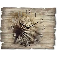 Artland Wanduhr Große Pusteblume (wahlweise mit Quarz- oder Funkuhrwerk, lautlos ohne Tickgeräusche)