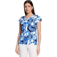Betty&Co Kurzarmshirt Damen mit Gummizug (1-tlg)
