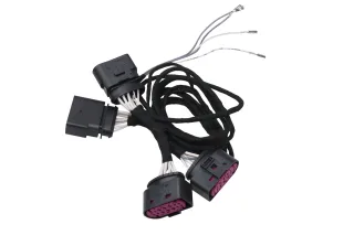 Original Kufatec Adapter Set für den einfachen Austausch der LED Scheinwerfer in die günstigeren Halogen Scheinwerfer für VW Touran II 5T