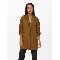 ONLY Langjacke ONLJOLINE FAUX SUEDE COAT LIFE CC OTW mit Reverskragen, weiches Wildlederimitat