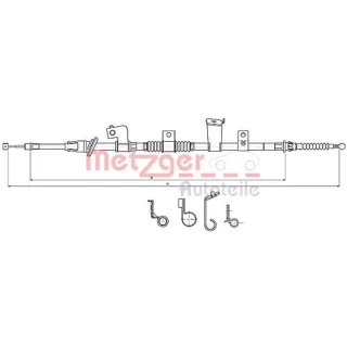 Metzger Handbremsseil hinten rechts Citro?n C4 Aircross Mitsubishi Asx