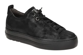 Paul Green Plateau Sneaker 5417-07 PG 5417 Schwarz Glitzer Echtleder Schnellv...