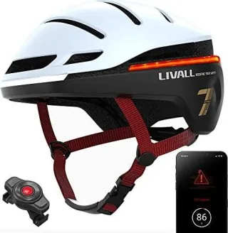 Livall EVO21 Helm + BR 80 Fernbedienung weiß S (52-55 cm)