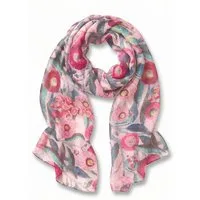 styleBREAKER Modeschal Leichter Viskose Schal mit Blumenmuster, (1-St)