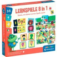 Clementoni® Spiel Education, Lernspiel 8 in 1, Lernspiel, Made in Europe
