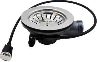 Neuesbad Ablauf mit STRAINER 3,5'' für AUTOMATIC Siphon für Granit SINKS NB1DEXZL00LU001