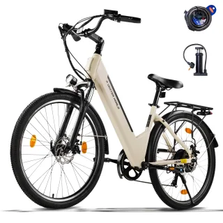 [EU DIRECT] A32 Electric Bike 36V 12.8Ah 250W Motor 25kmh Max Speed 26 Inch Tires 80-90km Range 120kg Max Load Front And