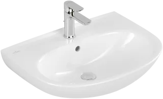 Villeroy & Boch Waschbecken O.novo 600x460mm Oval ohne Überlauf Weiss Alpin 4A406301