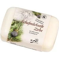 Saling Feste Duschseife Schafmilchseife Zirbe, 100 g