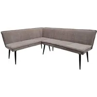 HTI-Living Eckbank Eckbank 154 x 195 cm Mesilla kurzer Schenkel links (Stück, 1-St., 1 Eckbank), Sitzbank Polsterbank