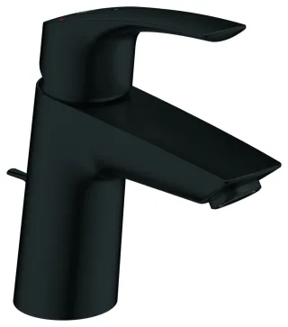 GROHE Einhand-Waschtisch-Batterie Eurosmart 23969_3, S-Size geneigt MST kalt matt black, 239692433 239692433