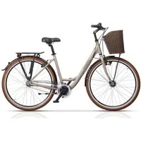 Airtracks Cityrad 28 Zoll Damen City Fahrrad CITERRA SL3 WAVE / LOW STEP Bike, 7 Gang Shimano NEXUS Schaltwerk, Nabenschaltung, (Shimano Nexus 7), Beige - Rahmenhöhen 45cm und 50cm - Modell 2026