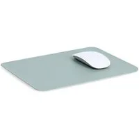 Basera® Mauspad Mauspad Kunstleder (1-St), mint, 27 x 21 cm