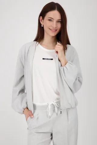 monari - Blouson mit Eingriffstaschen ash grey melange - Gr. - 40