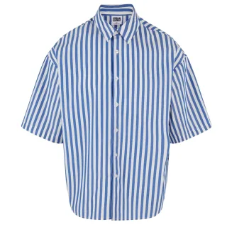 Urban Classics - Hemd für Herren - Sommer kurzärmlig (Weiß/Blau)