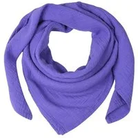 Musselin Welt Halstuch Musselin Halstuch in Lila aus Biobaumwolle, 100%Biobaumwolle