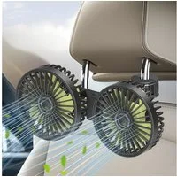 FELIXLEO Mini USB-Ventilator USB Auto Ventilator Rücksitz 360 Grad 3 Stufen Leise 12V KFZ