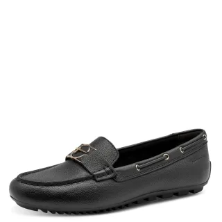 Tamaris - Da.-Slipper black leather - Gr. - 38