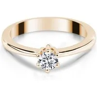 Adam & Eve Verlobungsring Brillantring 585/- Gold, Weißgold, Rotgold 0,10 ct./0,15 ct./0,25 ct. (AE10 - Diamantring), inklusive Echtheitszertifikat - Gravur möglich
