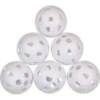 Masters 247 Golfball Masters Golf Airflow XP Golf Übungsbälle 6er Pack Weiss, 6 Stück I Trainingsball