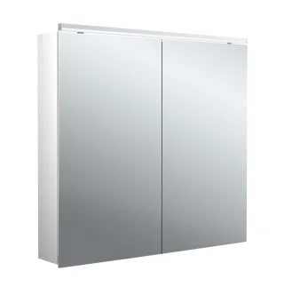 emco Lichtspiegelschrank flat II Classicleuchte, Aufputz, mit Waschtischbeleuchtung, 2 Tür, 800 mm,  979706503