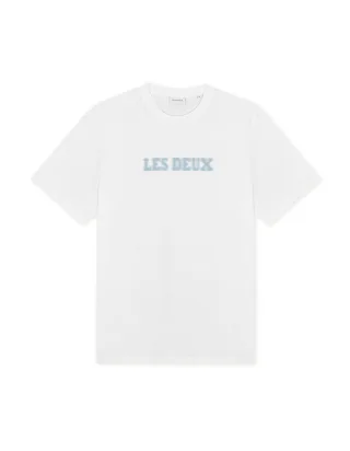 les deux - Logo T-Shirt - Brady weiß - Gr. - XL