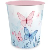 itenga Papierkorb itenga Papierkorb für Kinder - Motiv Schmetterling - Elara - ca. 11 Li