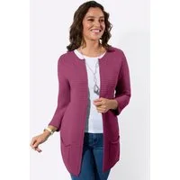 Witt Strickjacke Strickjacke 3/4-Arm Materialmix