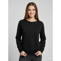 Ragwear Sweatshirt JOHANKA MULTIDOTS O aus Baumwolle und Polyester, normale Passform, mit Rundhalsausschnitt