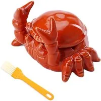 FELIXLEO Aschekasten Aschenbecher für draußen mit Deckel Winddicht Geruchsdicht Orange