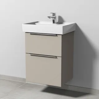 Sanipa 3way Waschtischunterbau zu Villeroy & Boch Collaro Waschtisch mit 2 Auszügen, Kaschmir-Matt UP8321U