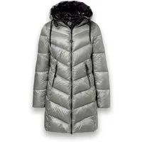 District Wintermantel Sapporo (mit Kapuze, wasserabweisend) silber Damen