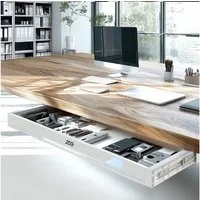Ergo Office Schublade ER-302 Flache Schubladenunterbau 75,8 cm (1 St), Schublade mit Führungen max. Belastung 10 kg